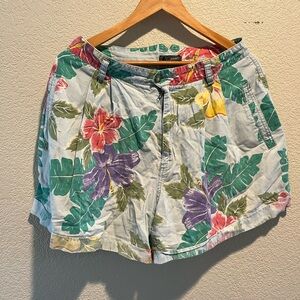Vintage Floral Women's Shorts Liz Claiborne Liz Wear